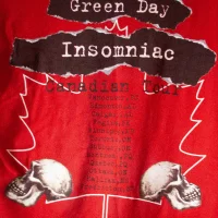 Insomniac Canadian tour shirt - dates