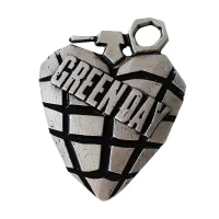 Heart grenade steel belt buckle