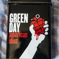 American Idiot era black keepsake tin