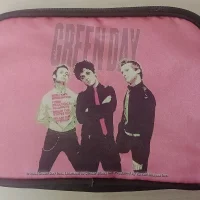 Pink American idiot era make-up bag
