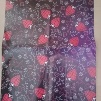 Kerrang heart grenade Christmas wrapping paper