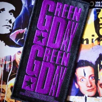 Green Day - purple logo patch