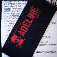 Adeline patch - black and pink