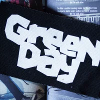 Green Day - black and white logo patch