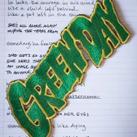 Green Day - green and yellow logo patch