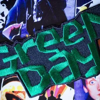Green Day - Kerplunk green logo patch