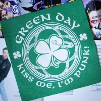 Green Day 'Kiss me, I'm punk!' patch