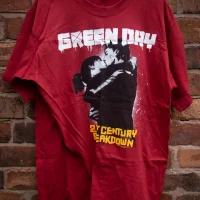 Red North American tour shirt - front