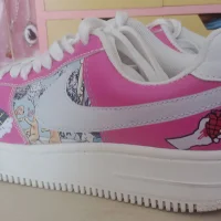Bootleg pink Green Day sneakers