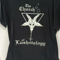 The Church of Lushotology t-shirt