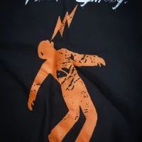 Taste The Lightning hoodie - back close-up