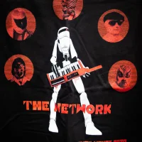 The Network Money Money 2020 'World Tour' baseball shirt - front close-up