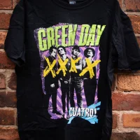 ¡Cuatro! black cover t-shirt