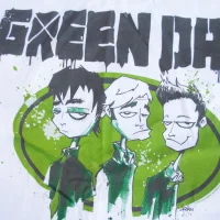 21st Century Breakdown cartoon t-shirt - front close-up