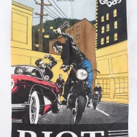 White Riot t-shirt - close-up
