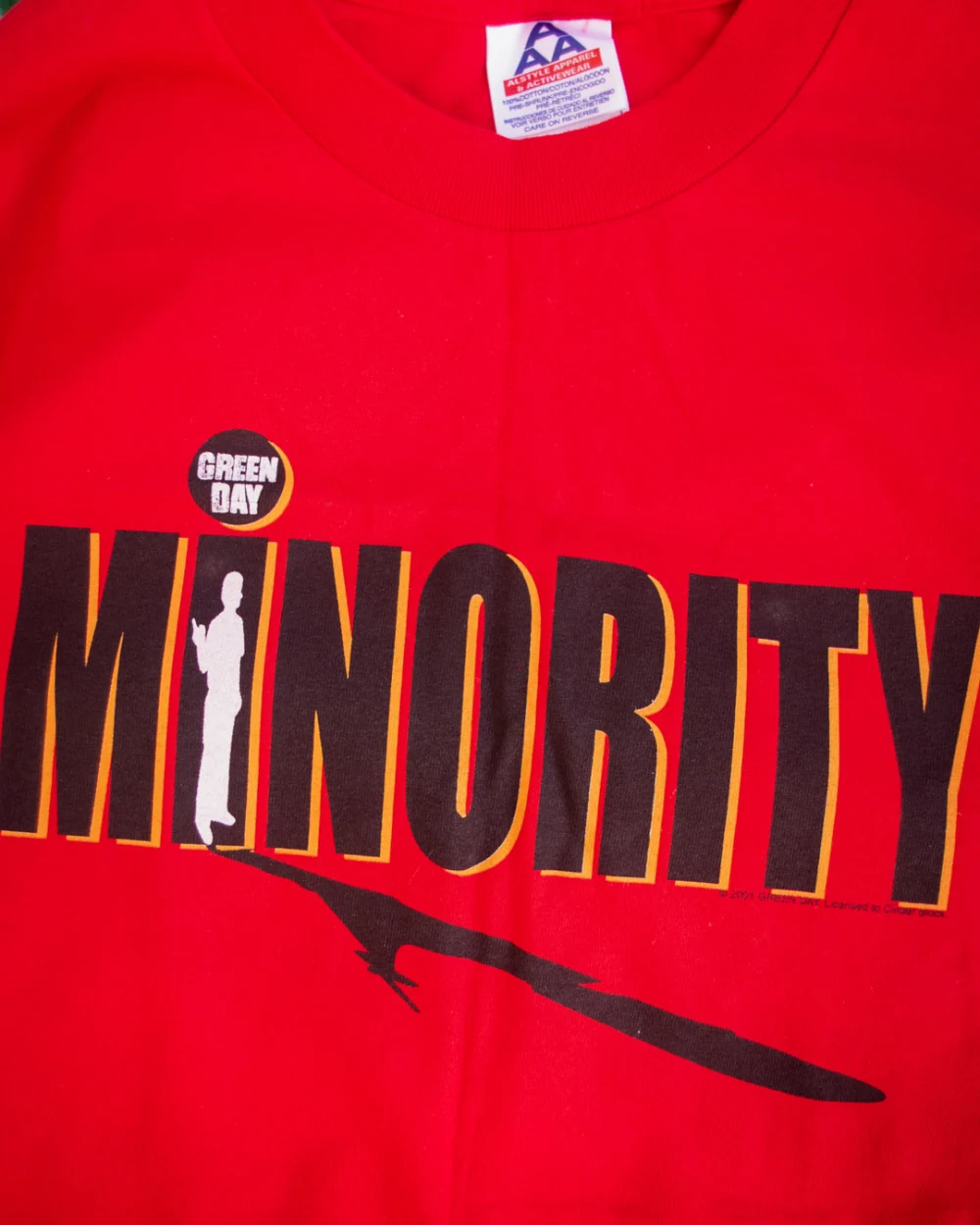 Minority t-shirt - close-up