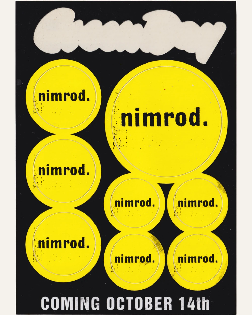 Nimrod sticker sheet