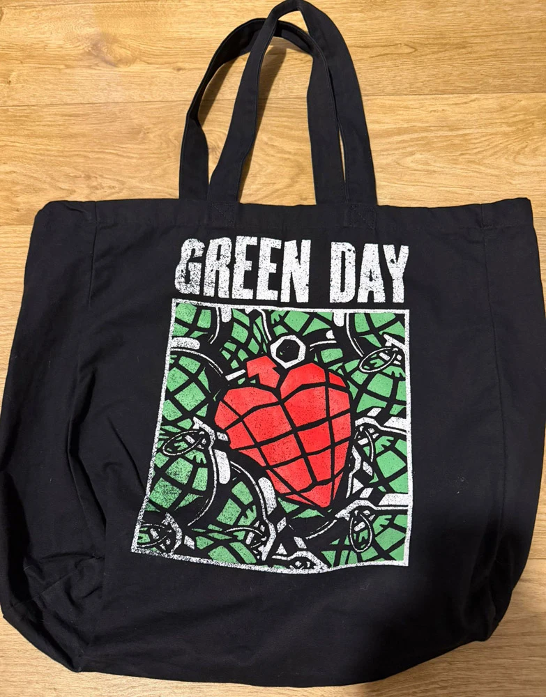 2025 heart grenade tote bag