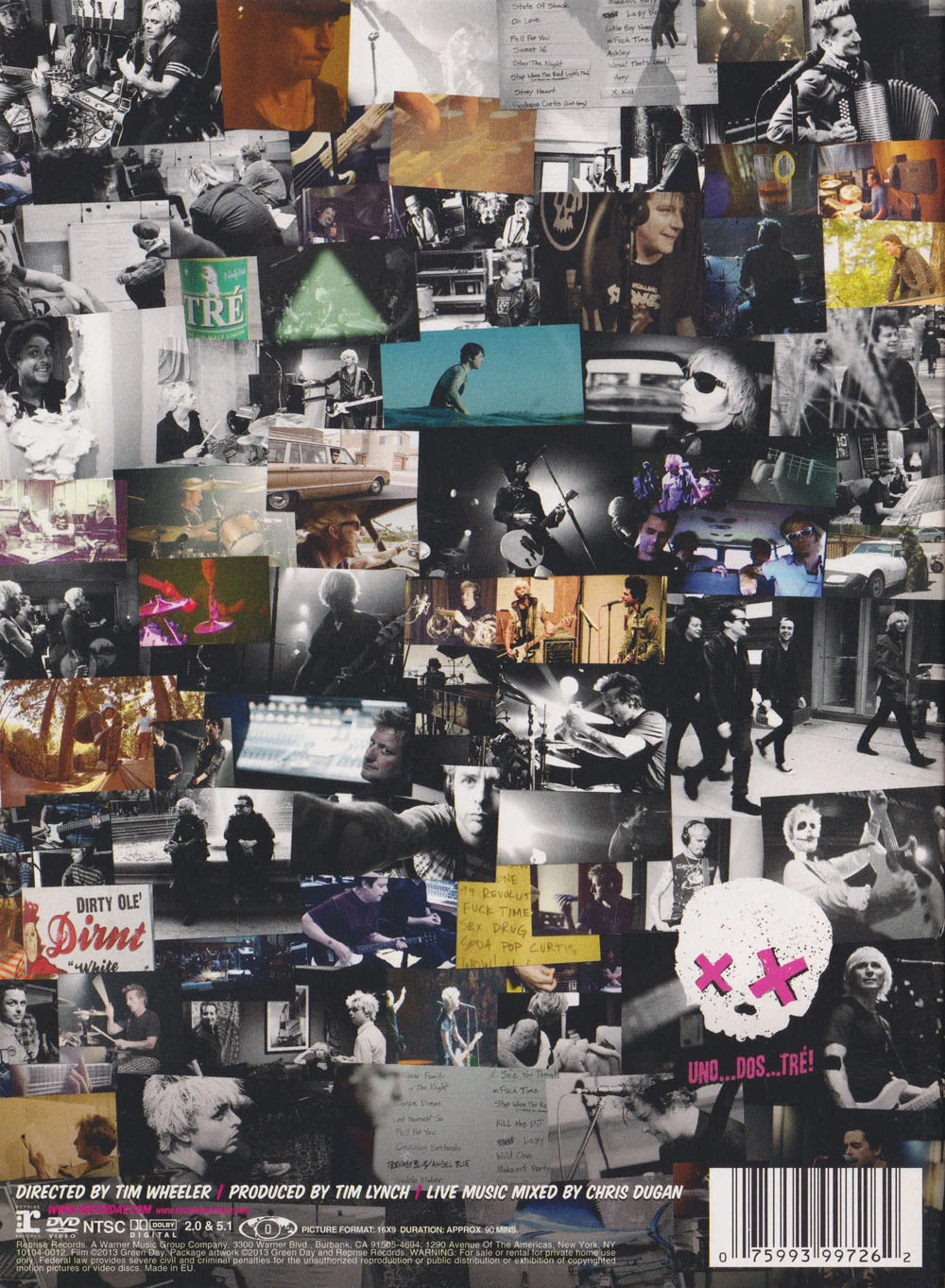 ¡Cuatro! back cover