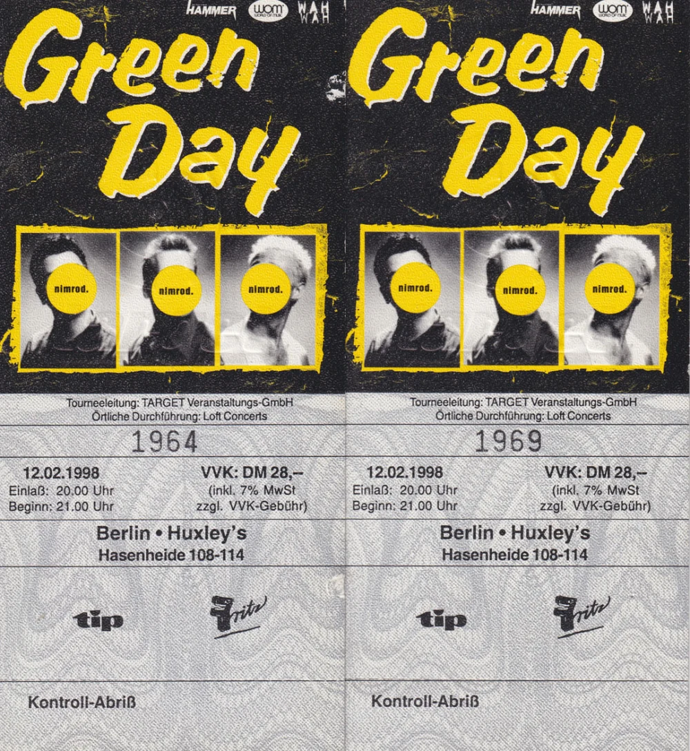 Green Day in Berlin, Germany