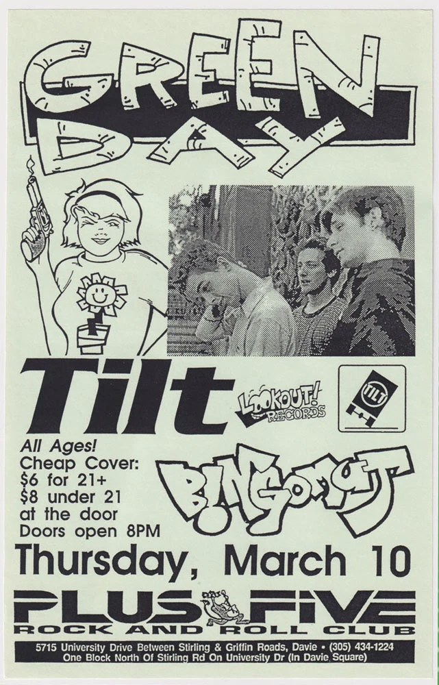1994/03/10 - Plus Five - Davie, FL - Flyer