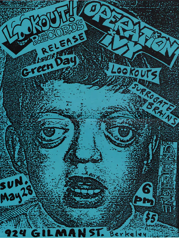 28 May 1989 - 924 Gilman Street - Berkeley, CA - Flyer