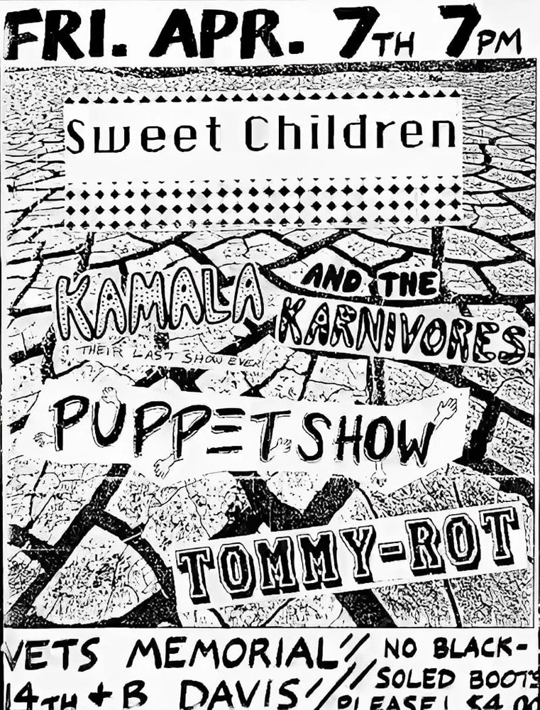 1989-04-07 - Davis, CA - Flyer