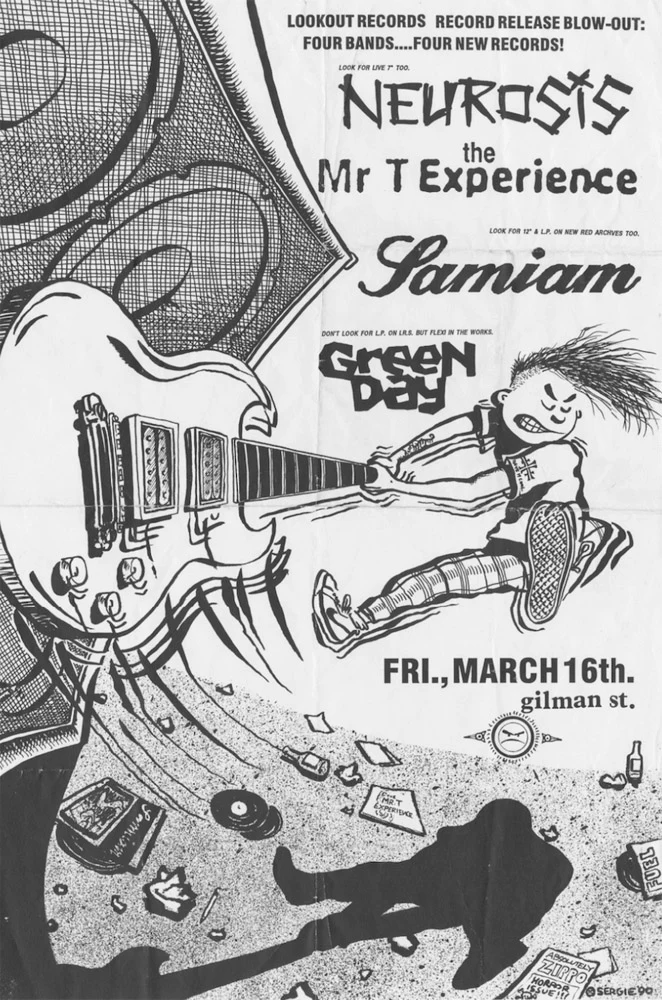 16 March 1990 - 924 Gilman Street - Flyer
