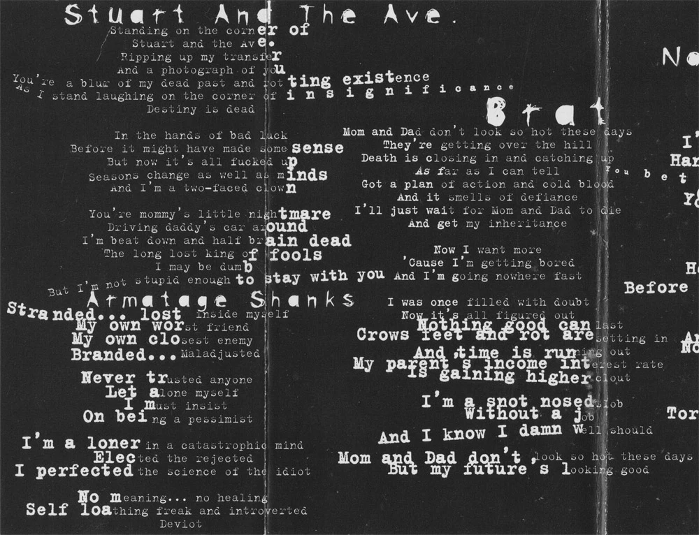Insomniac cassette - lyrics