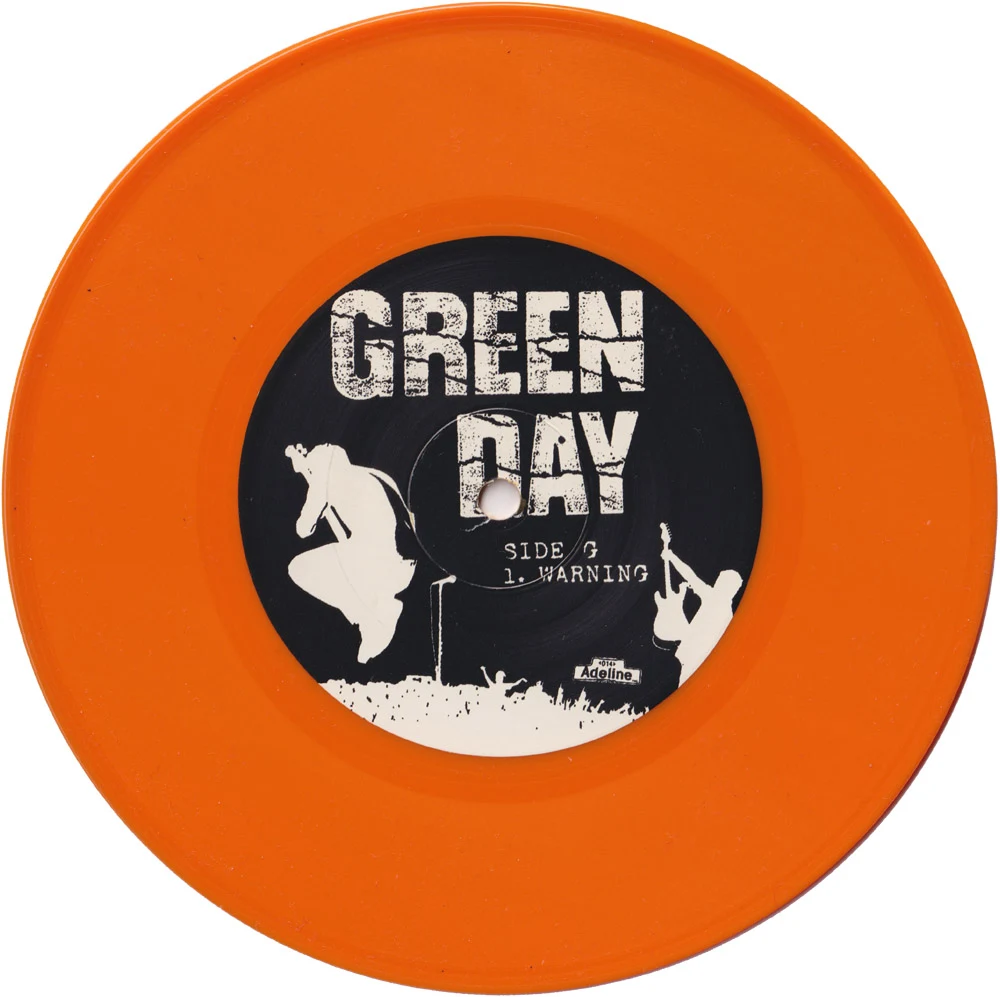Warning orange vinyl single - side G