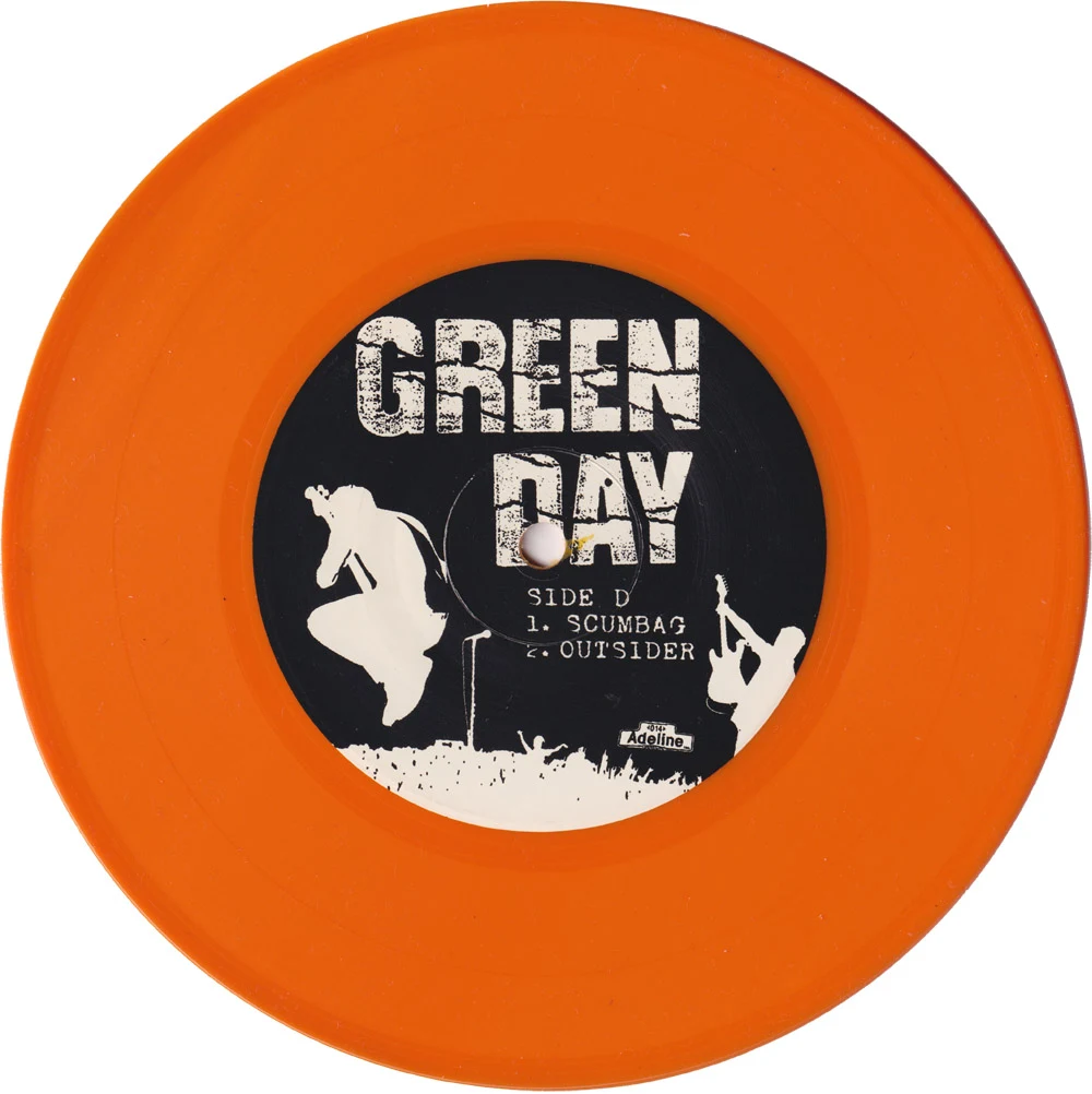 Warning orange vinyl single - side D