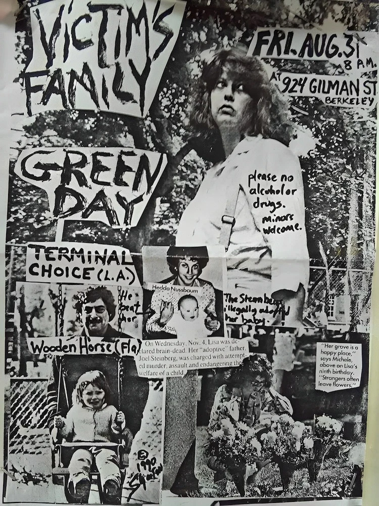 31 August 1990 - 924 Gilman Street - Berkeley, CA - Flyer