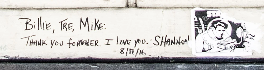 924 Gilman Street - fan graffiti - 2018