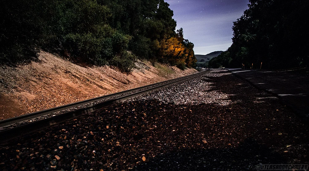 Christie Road At Night - January 2020