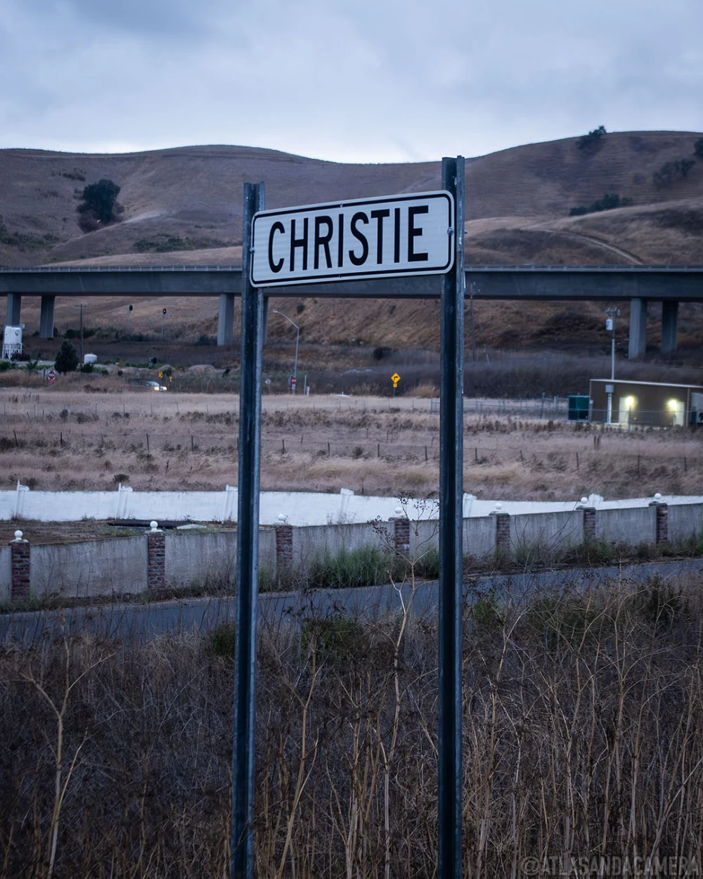 The Christie Railroad Sign