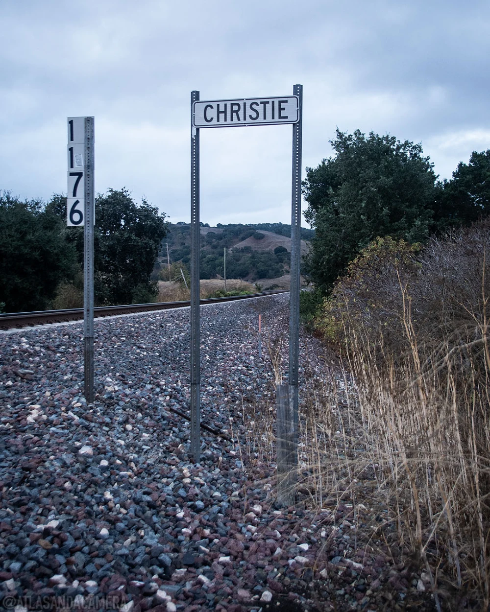The Christie Railroad Sign