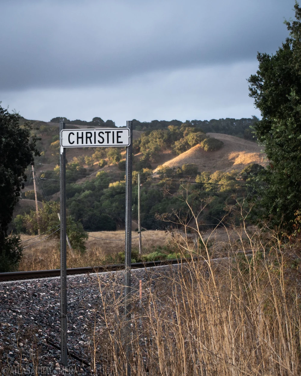 The Christie Railroad Sign