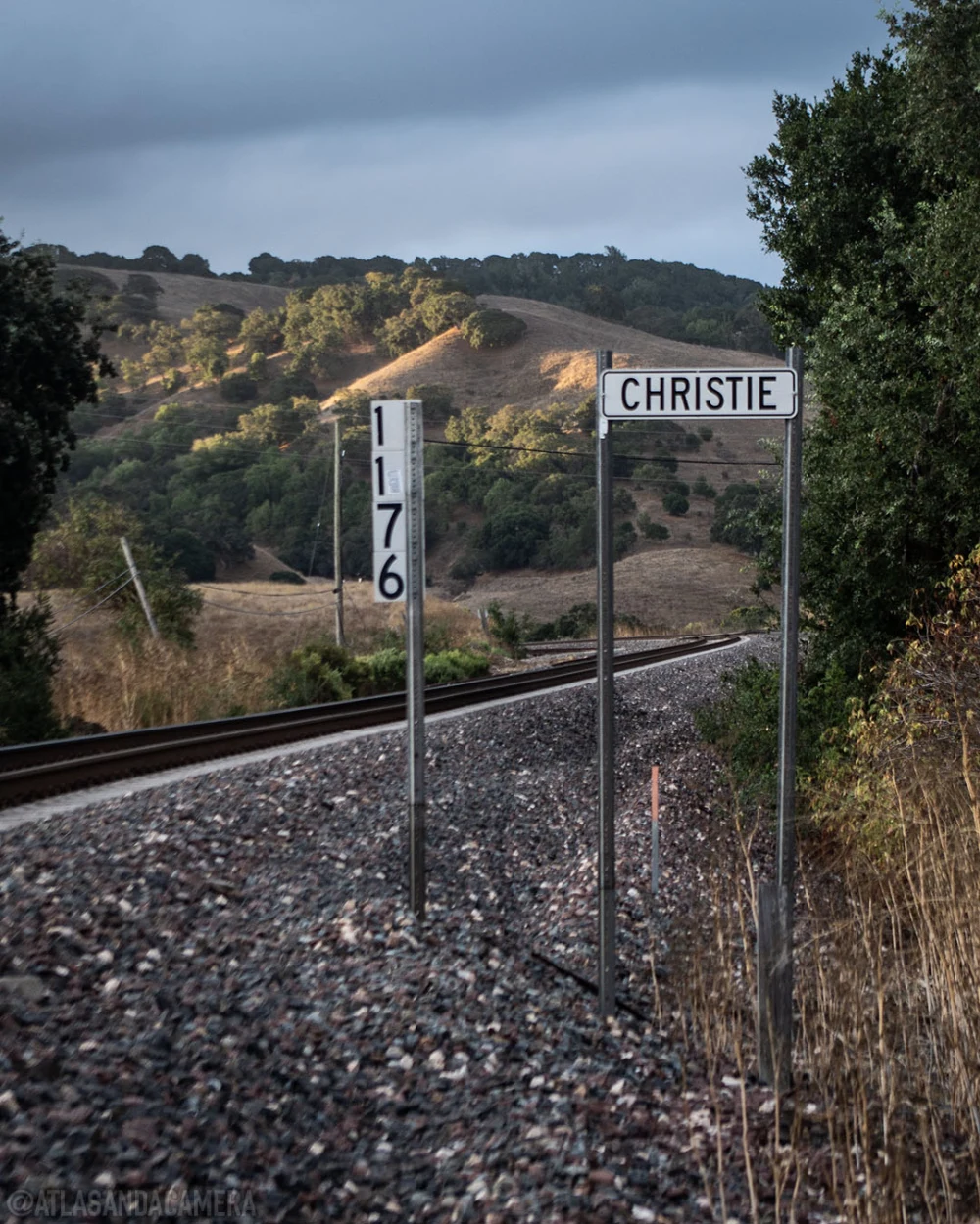 The Christie Railroad Sign