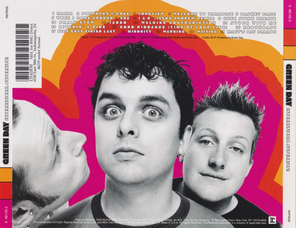 International Superhits back cover