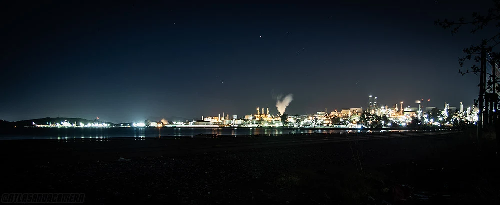 The Refinery at Night