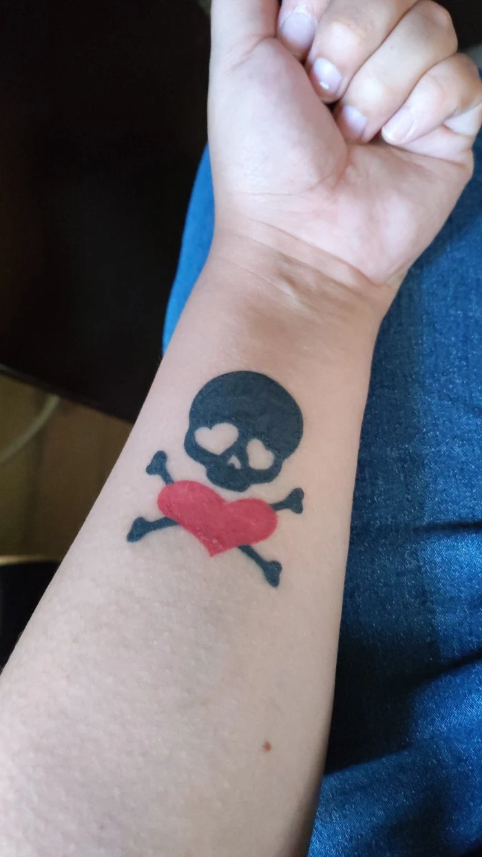 Skull and Heart