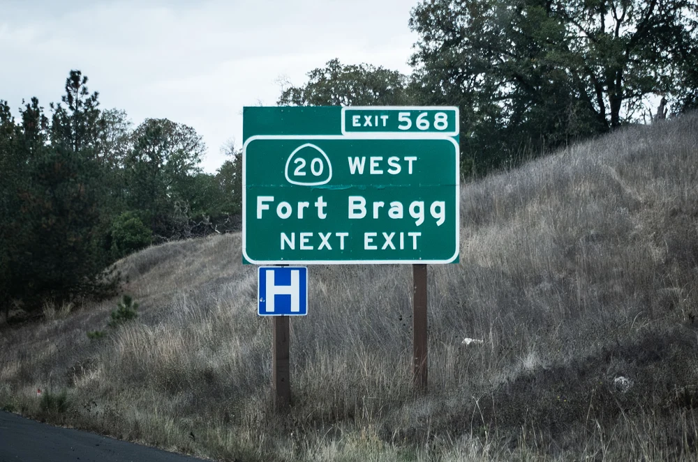Fort Bragg Sign
