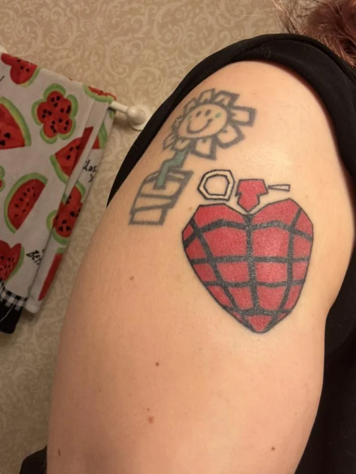 Heart Grenade and Kerplunk Flower