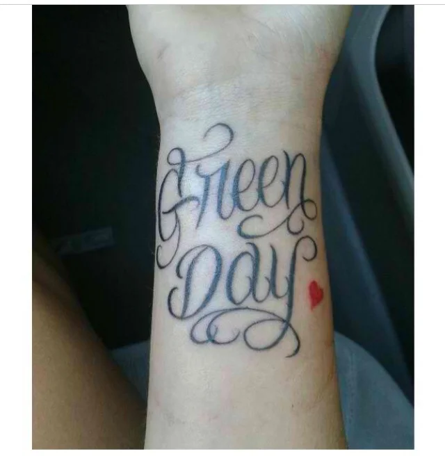 Green Day Logo Tattoo