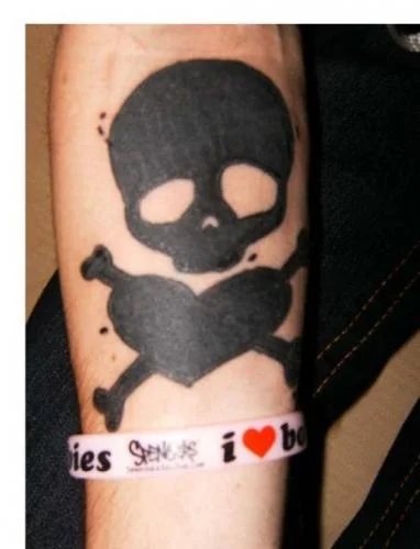Adeline Records Logo Tattoo