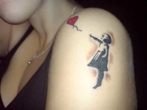 American Idiot Balloon Girl Tattoo