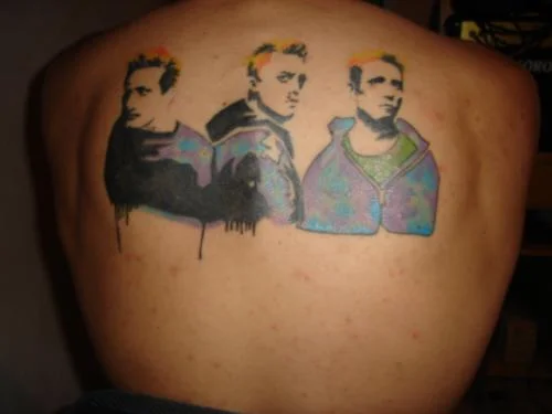 Billie Joe, Mike Dirnt, and Tré Cool portrait