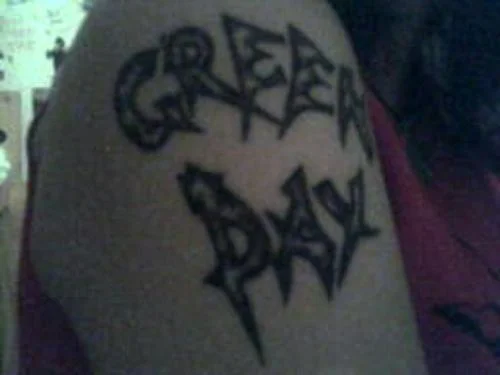 Green Day Logo Tattoo