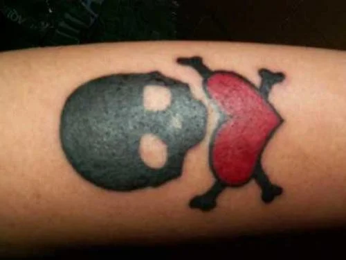 Adeline Records Logo Tattoo
