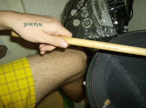 Punk Text Tattoo